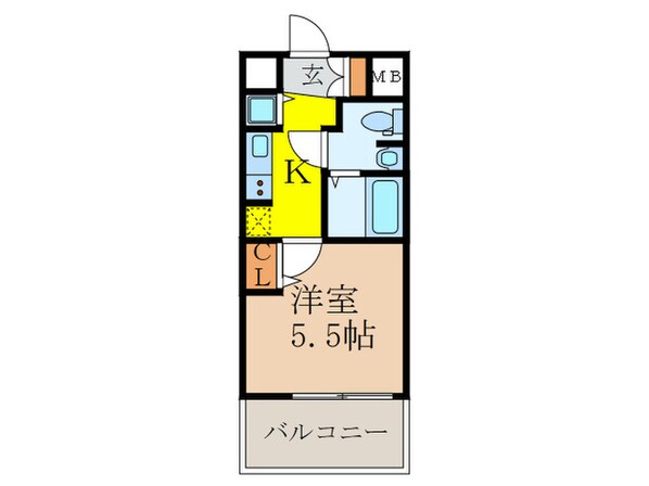 アドバンス新大阪Ⅴ(1307)の物件間取画像